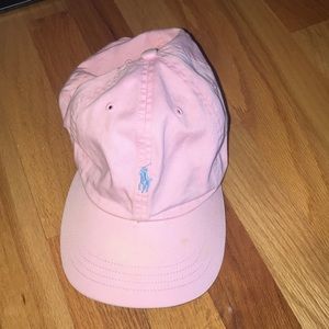 Pink Ralph Lauren Polo Hat